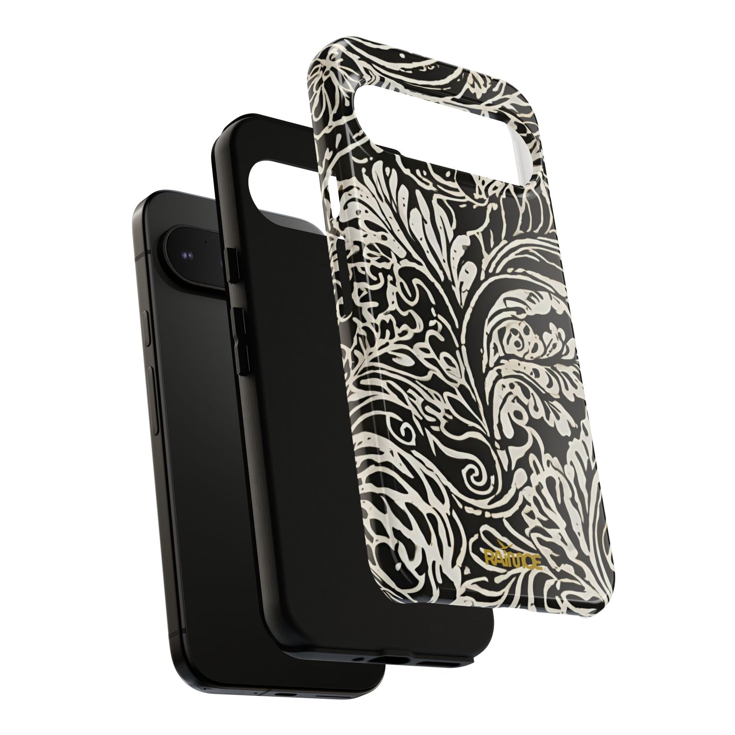 Funda resistente con diseño de hoja de arce para Google Pixel (brillante)