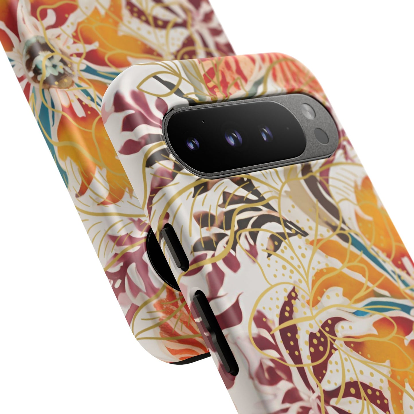 Auburn Floral - Funda resistente para Google Pixel (mate)