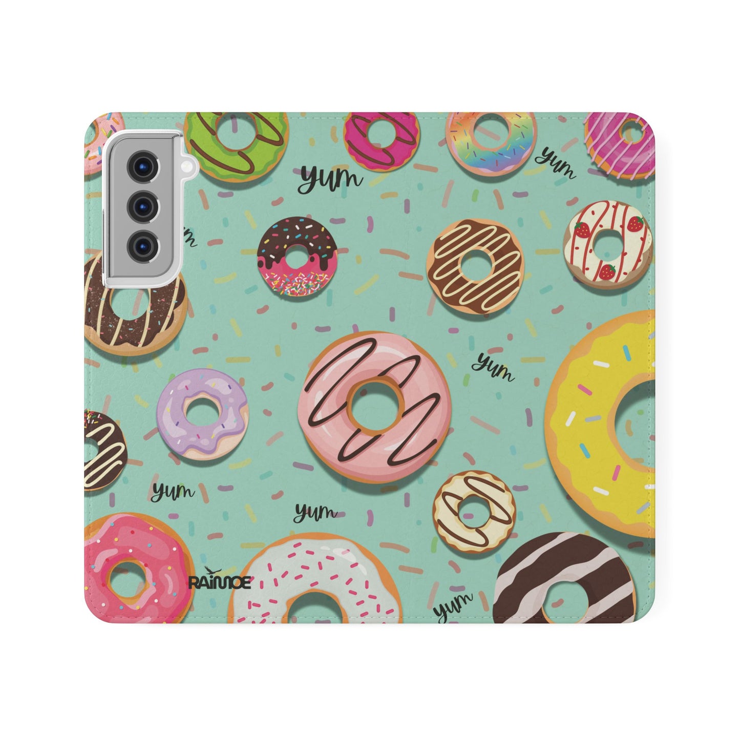 ドーナツ ラバー - Samsung Galaxy フリップケース