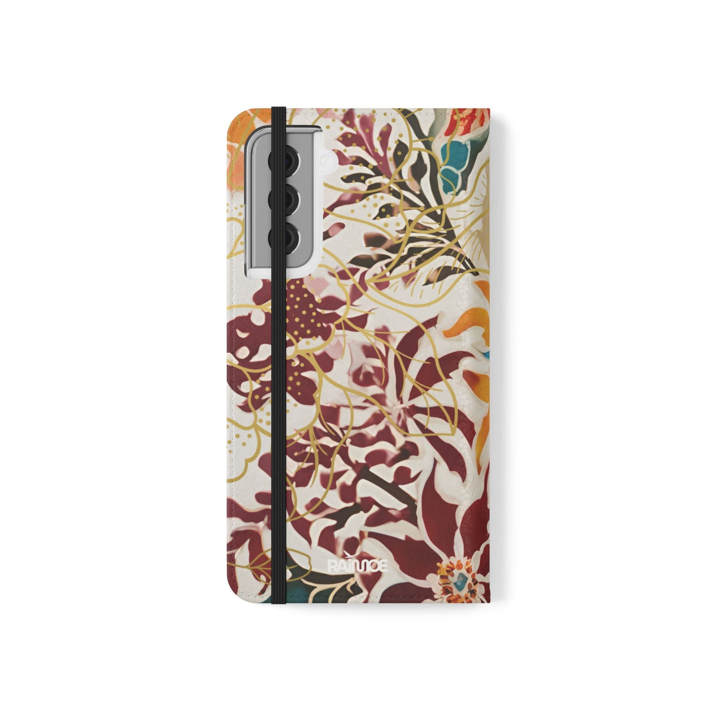 オーバーンフローラル - Samsung Galaxy フリップケース