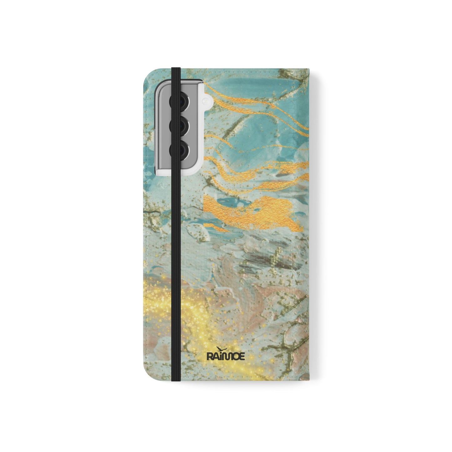 ゴールデン ウェーブ - Samsung Galaxy フリップケース