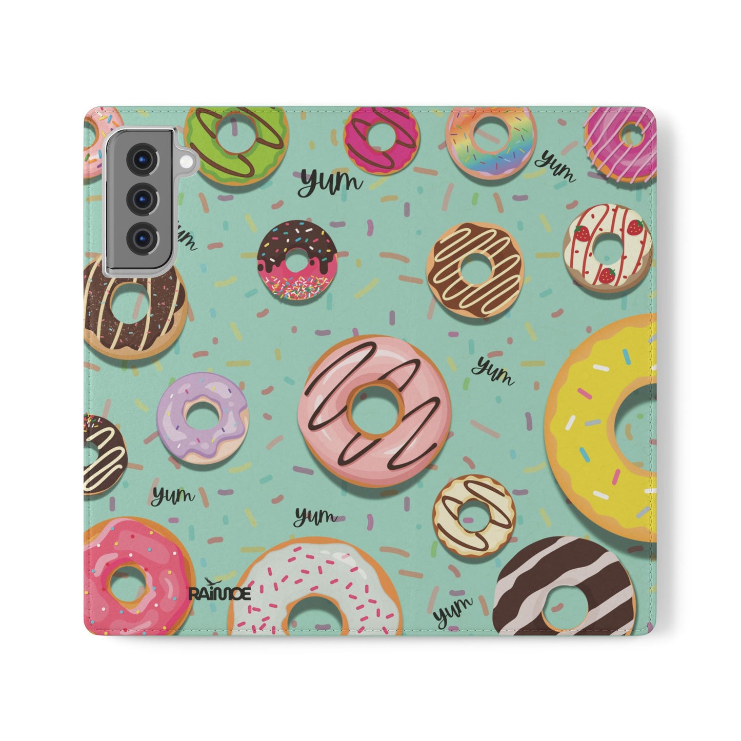 ドーナツ ラバー - Samsung Galaxy フリップケース