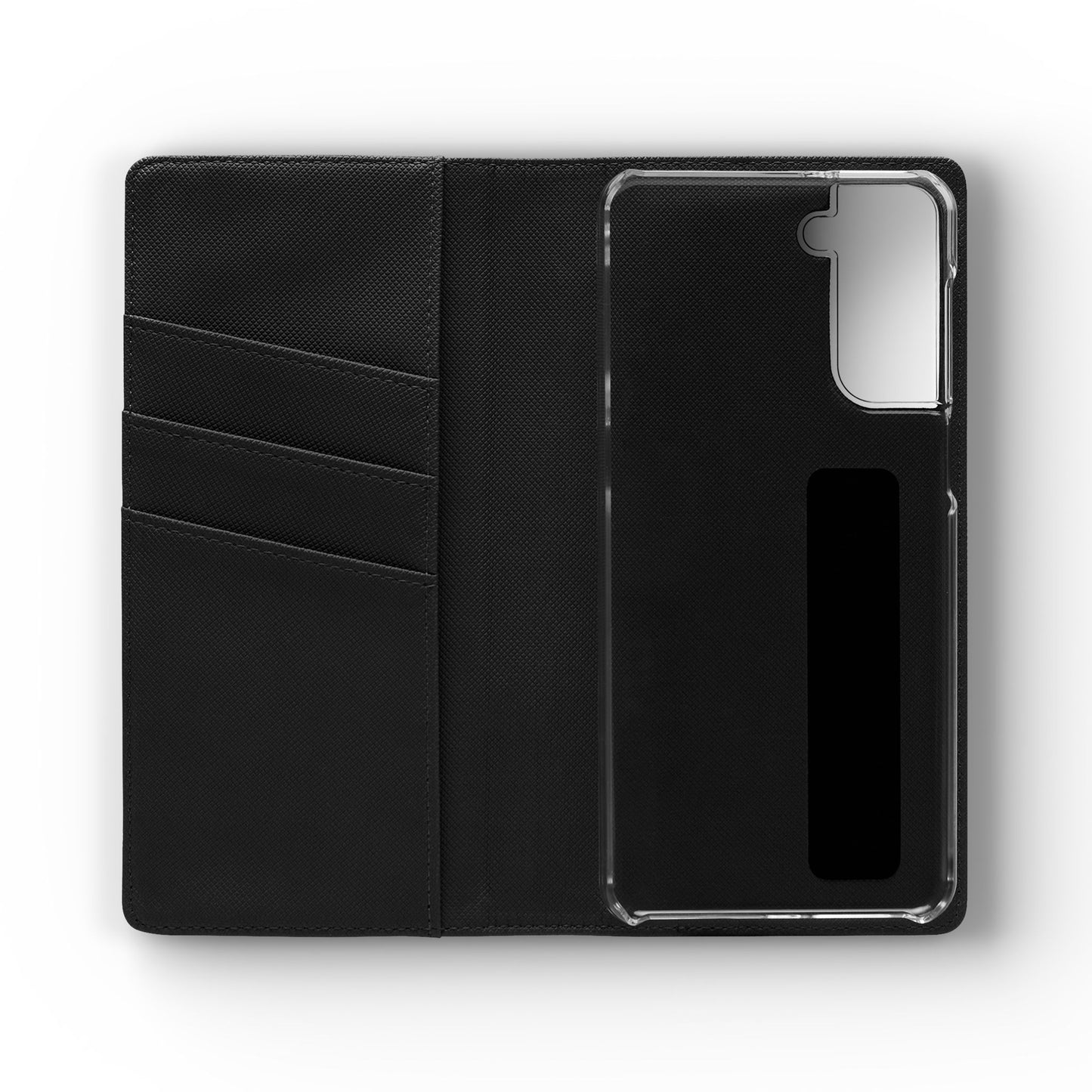 Blue Bloom - Funda con tapa para Samsung Galaxy