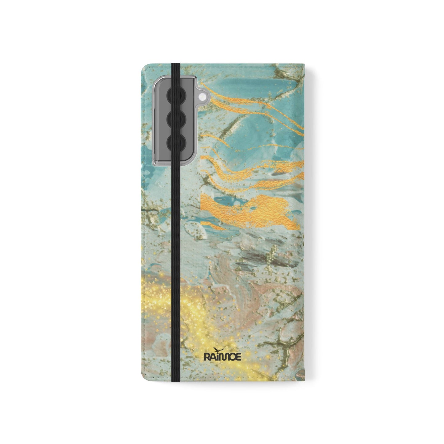 ゴールデン ウェーブ - Samsung Galaxy フリップケース