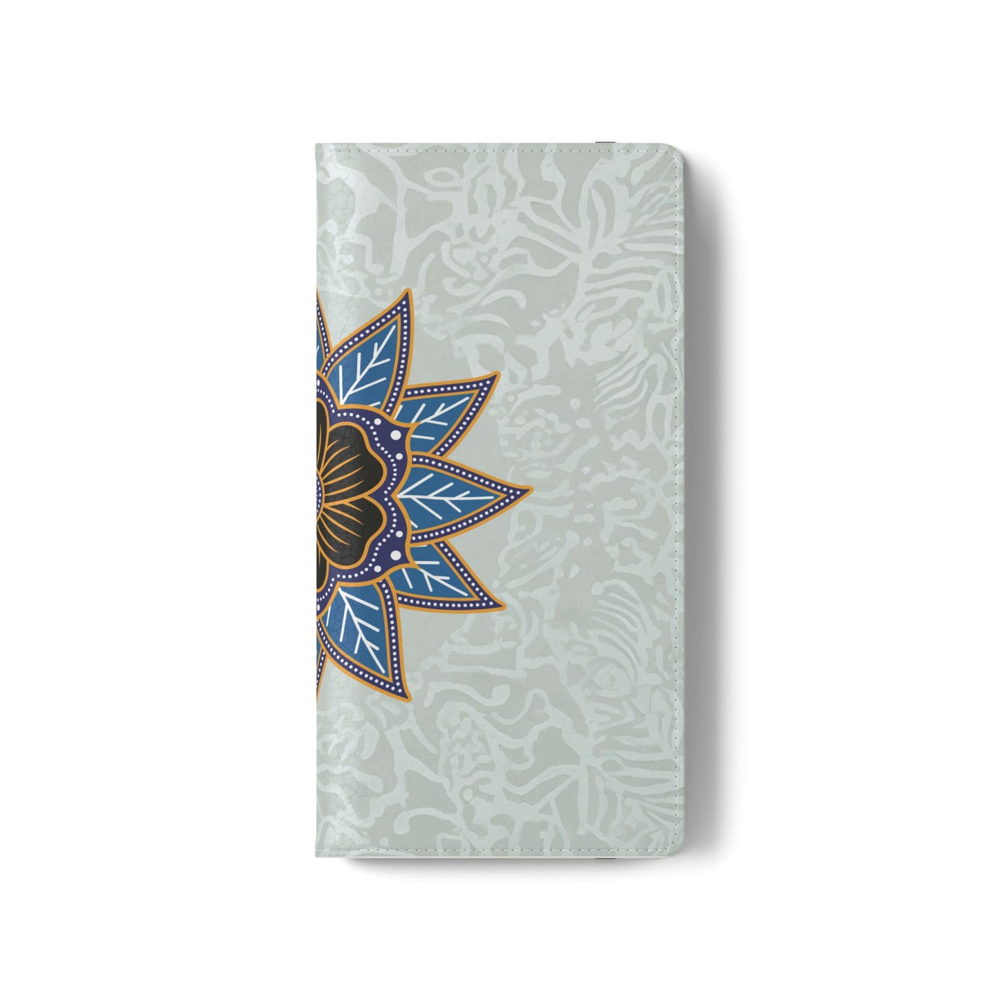 Blue Bloom - Funda con tapa para Samsung Galaxy