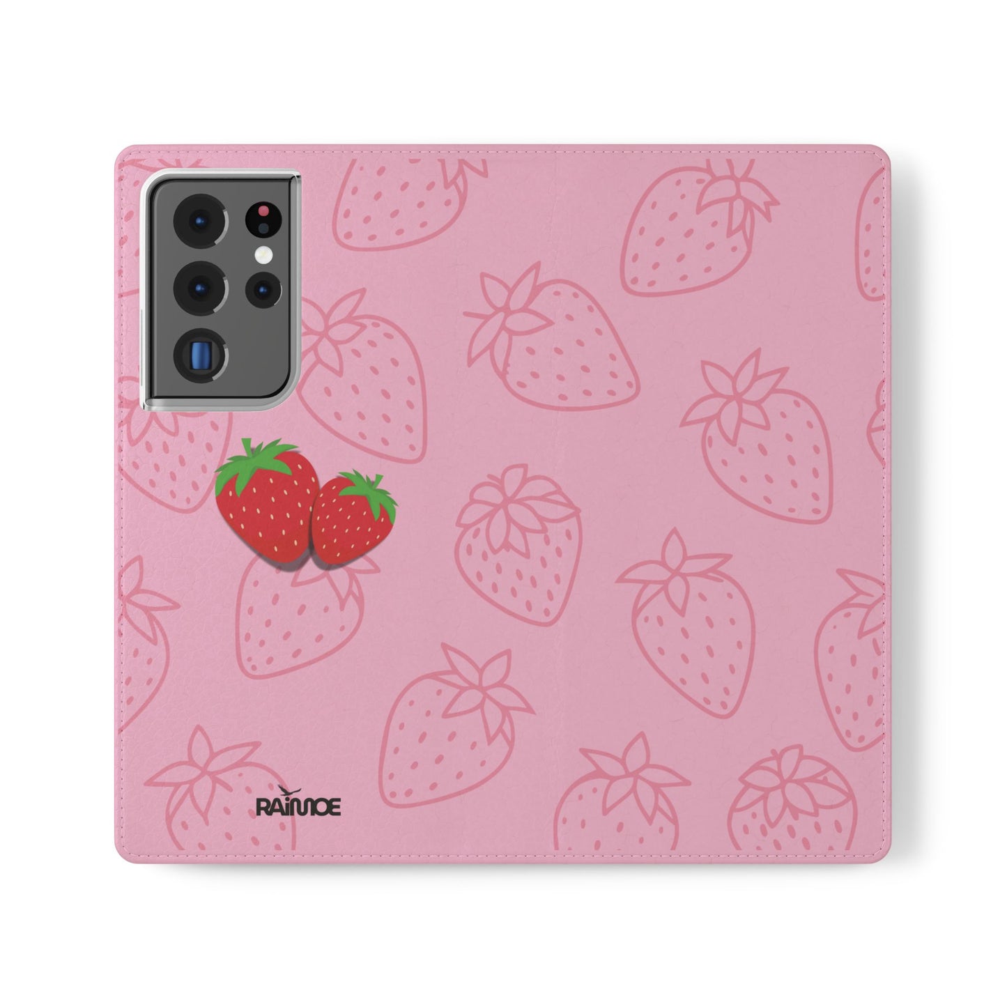 Fresa jugosa - Funda con tapa para Samsung Galaxy