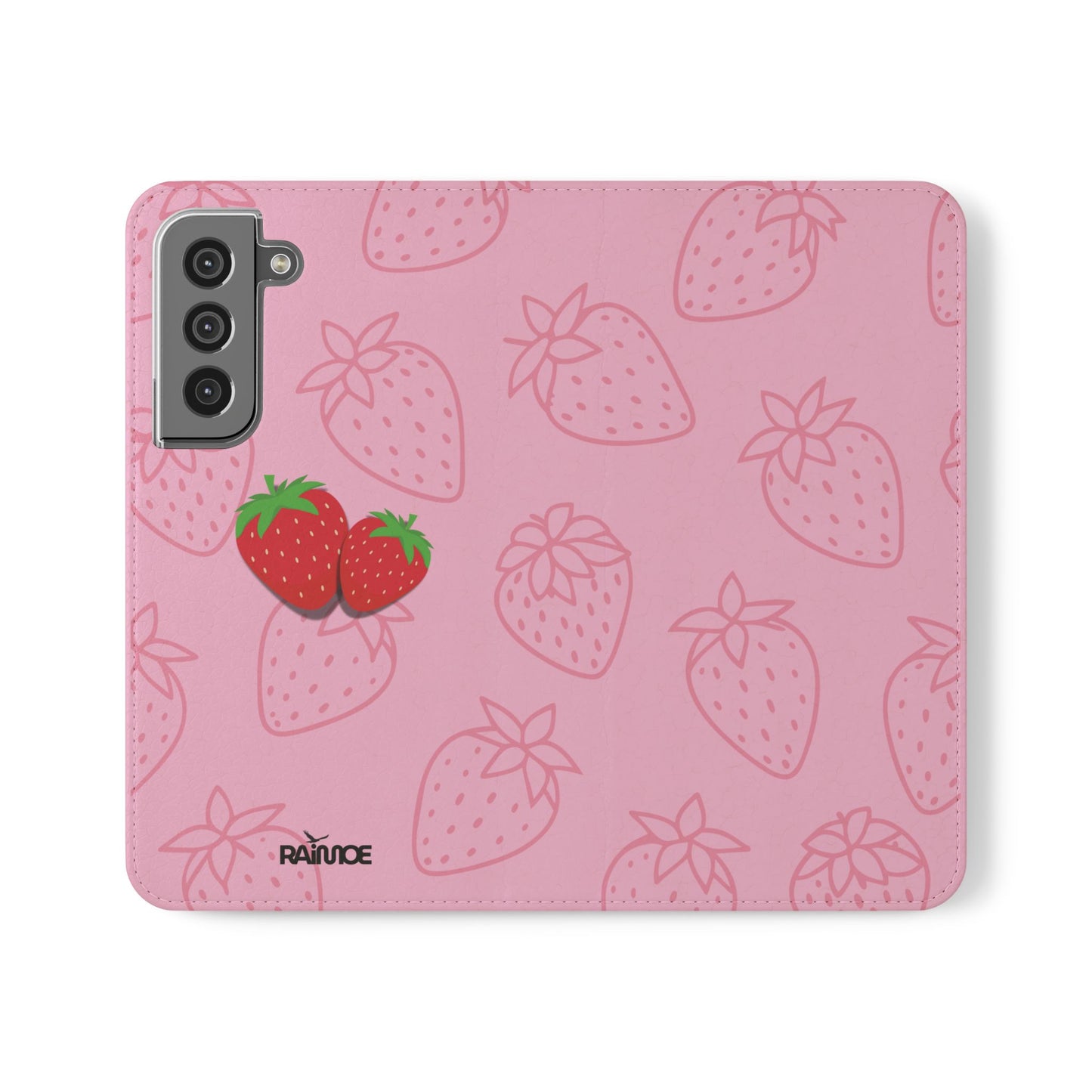 Fresa jugosa - Funda con tapa para Samsung Galaxy