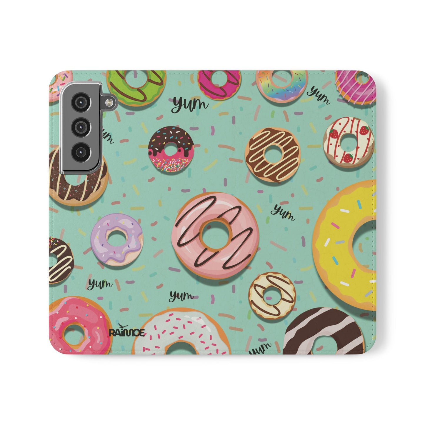 ドーナツ ラバー - Samsung Galaxy フリップケース