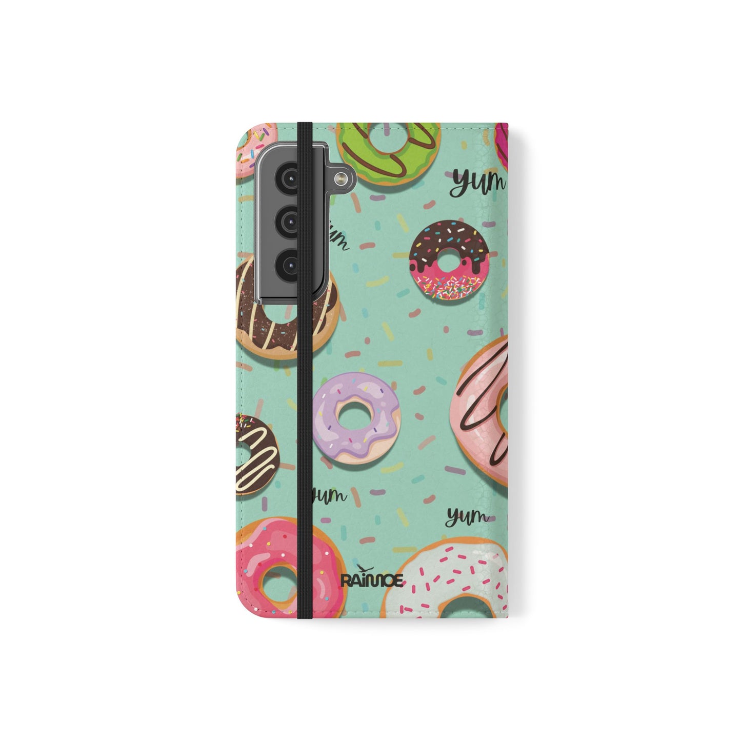 ドーナツ ラバー - Samsung Galaxy フリップケース
