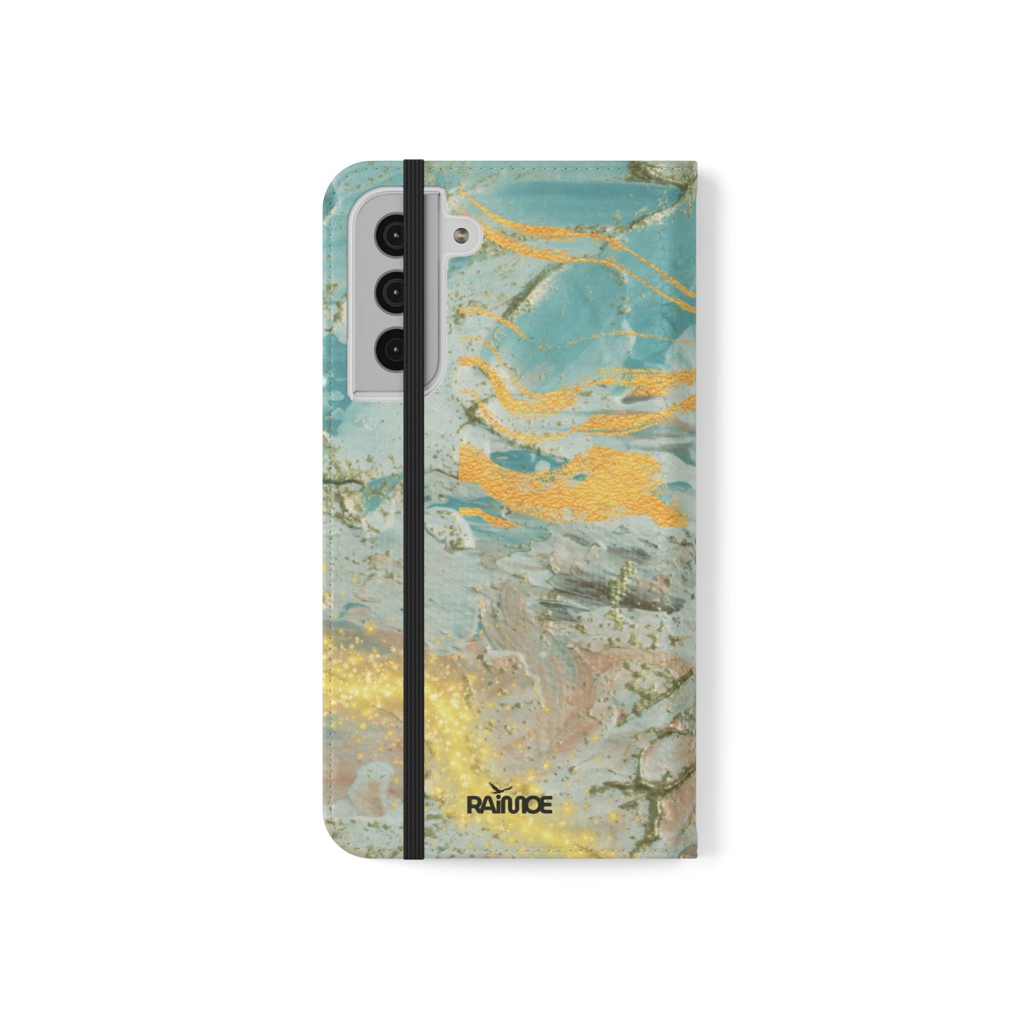 ゴールデン ウェーブ - Samsung Galaxy フリップケース