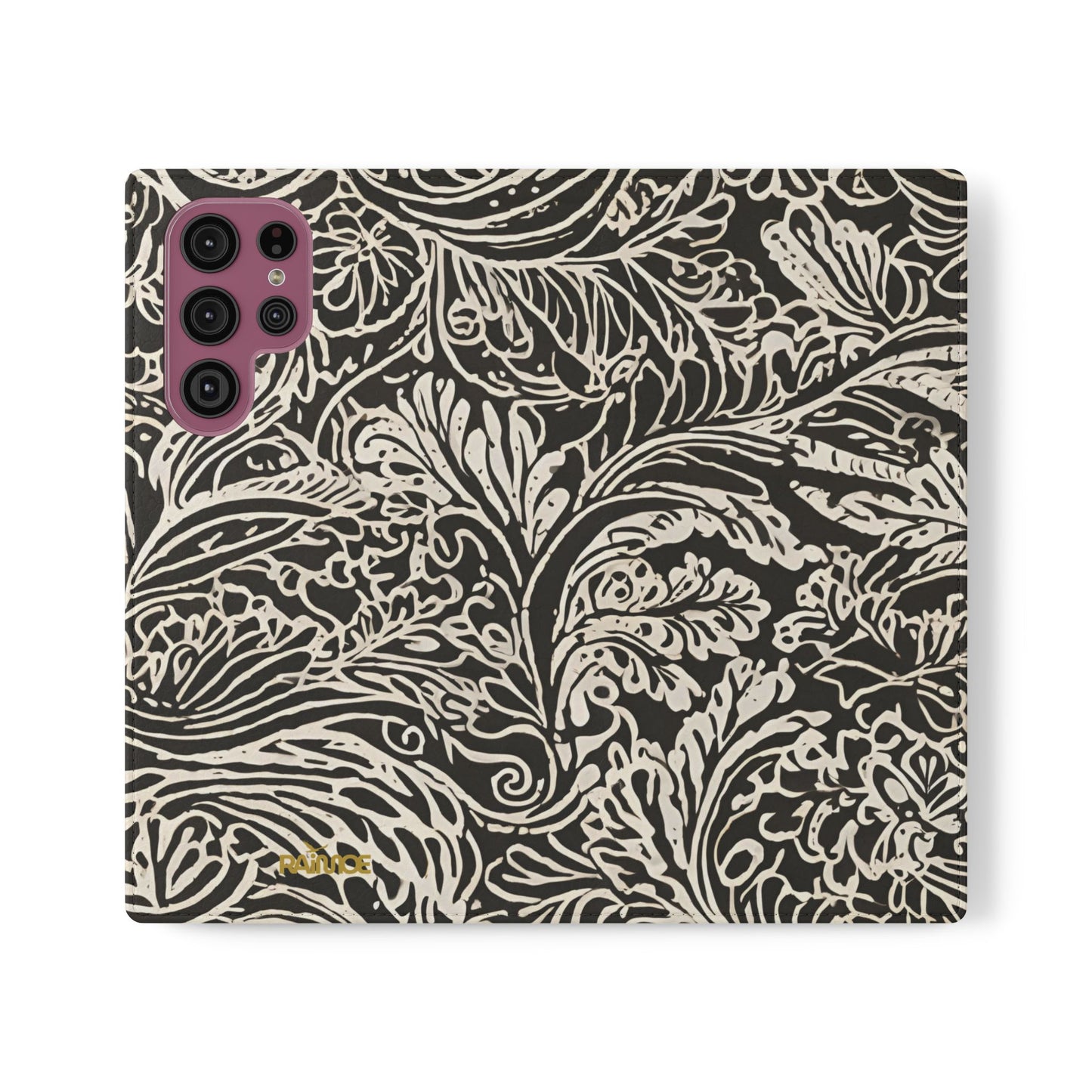 Funda con tapa para Samsung Galaxy con diseño de hoja