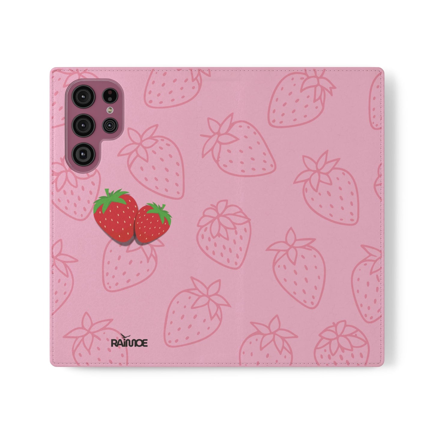 Fresa jugosa - Funda con tapa para Samsung Galaxy
