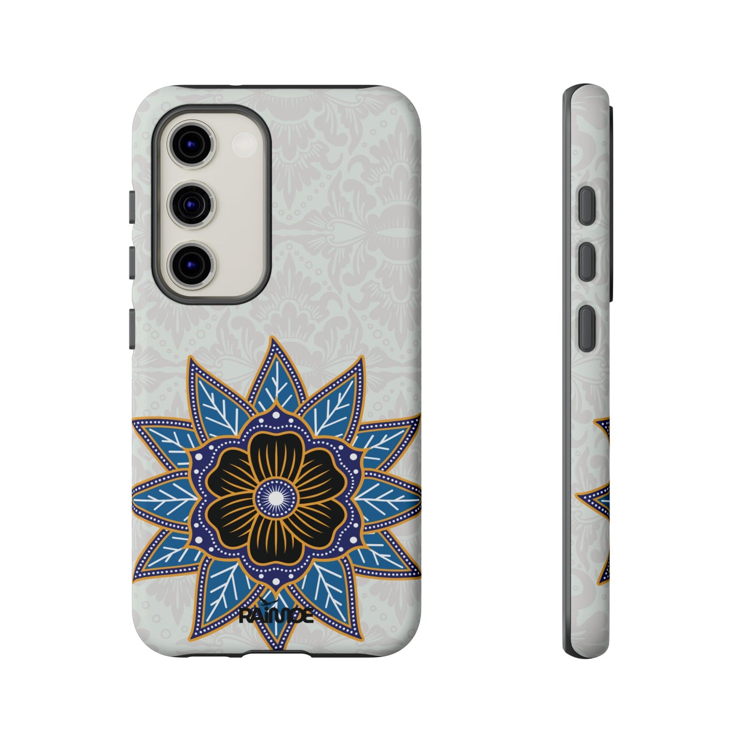 Funda resistente Blue Bloom para Samsung Galaxy (mate)