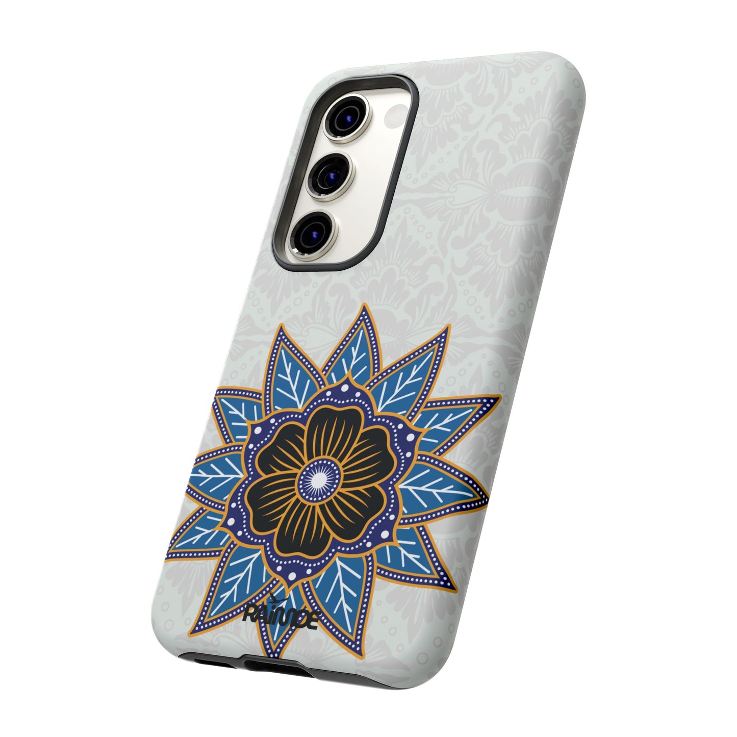 Funda resistente Blue Bloom para Samsung Galaxy (mate)