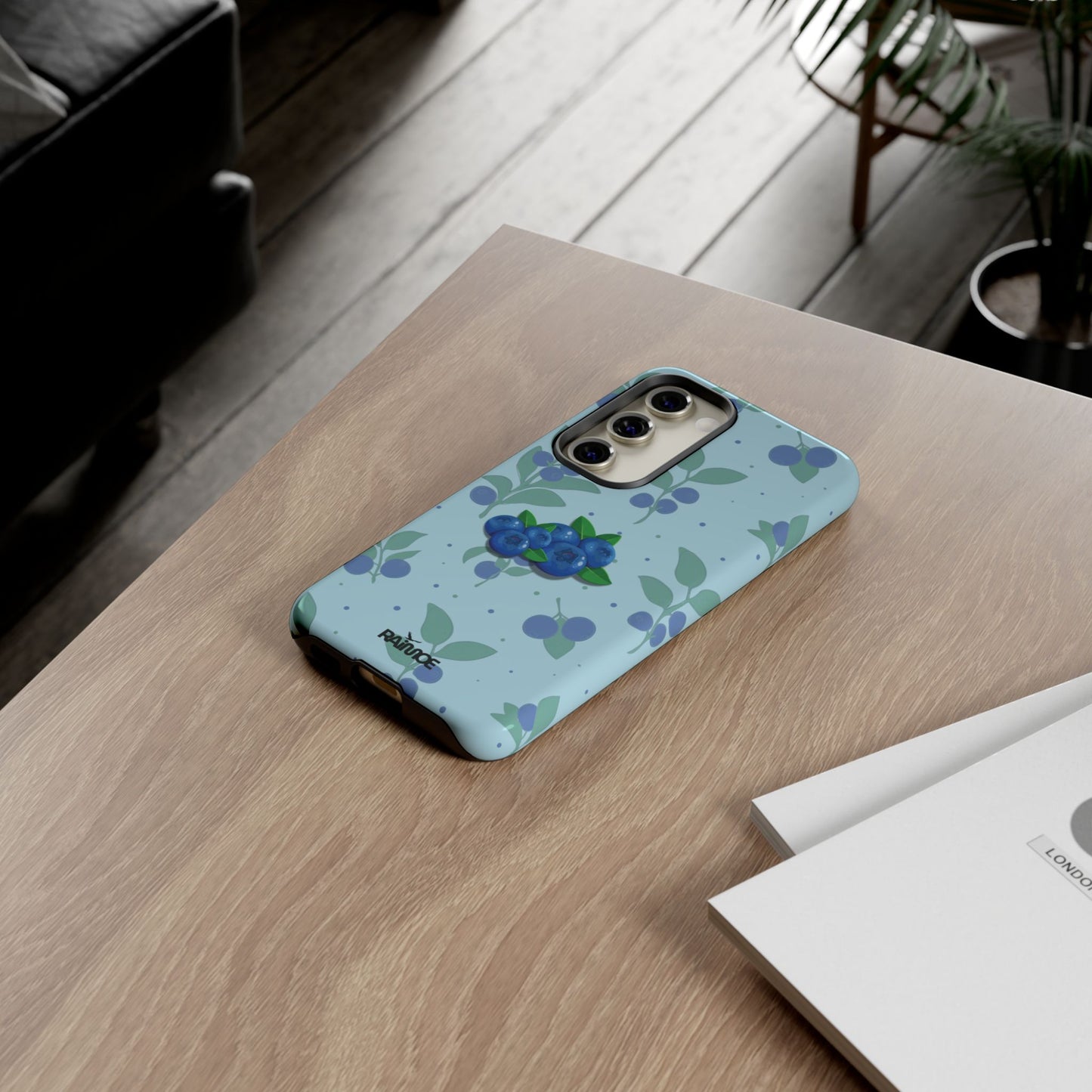 ブルーベリーバースト - Samsung Galaxy タフケース (光沢)