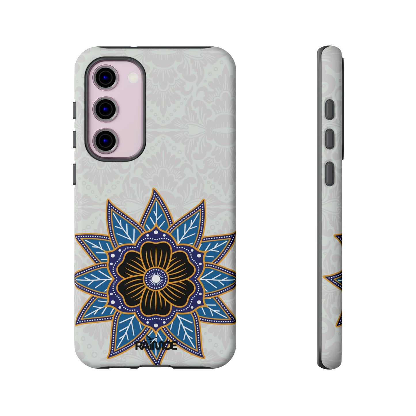 Funda resistente Blue Bloom para Samsung Galaxy (mate)