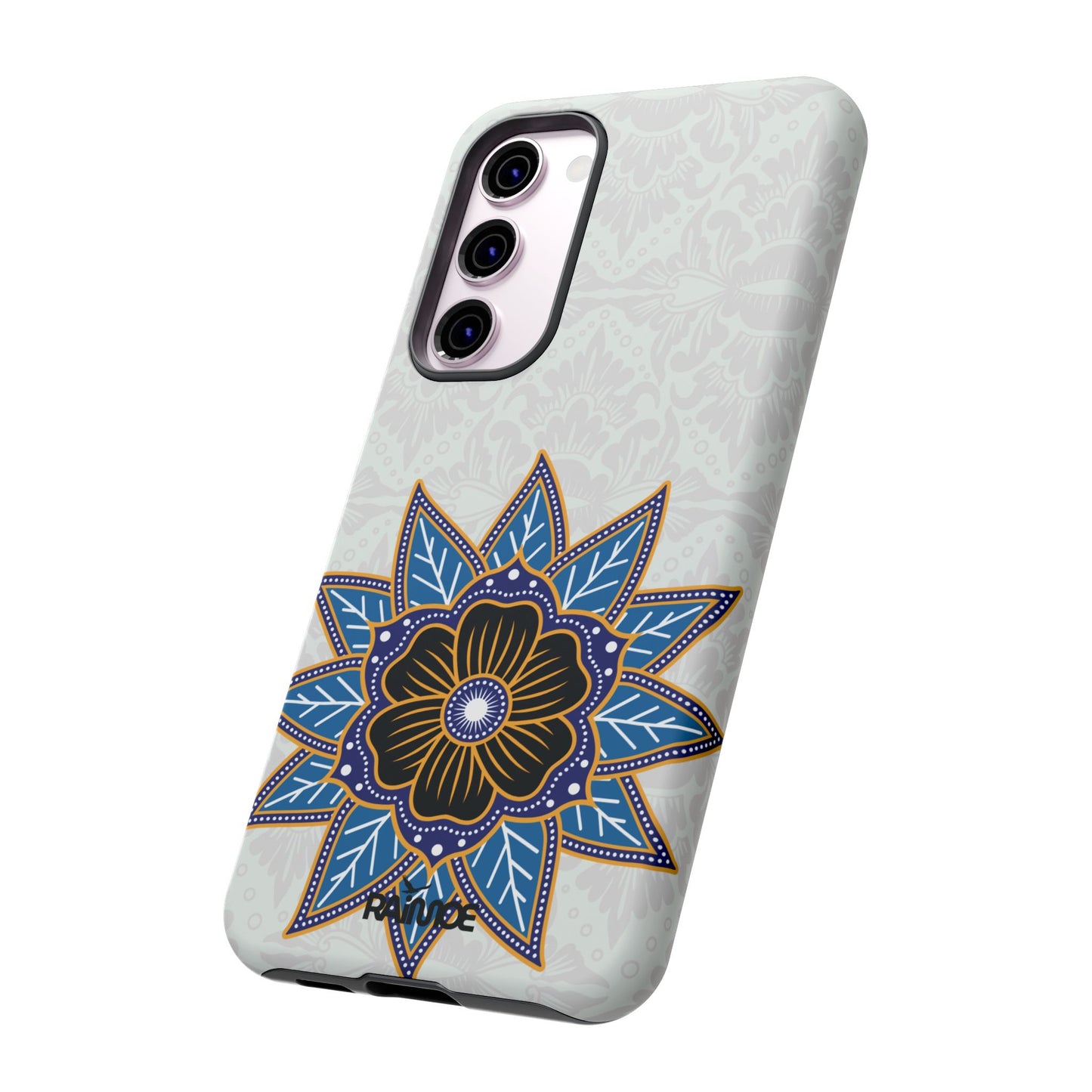 Funda resistente Blue Bloom para Samsung Galaxy (mate)