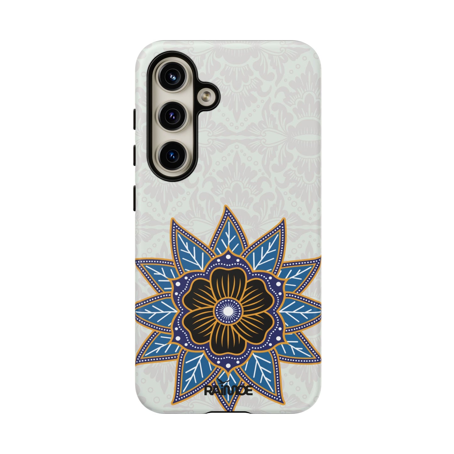 Funda resistente Blue Bloom para Samsung Galaxy (mate)