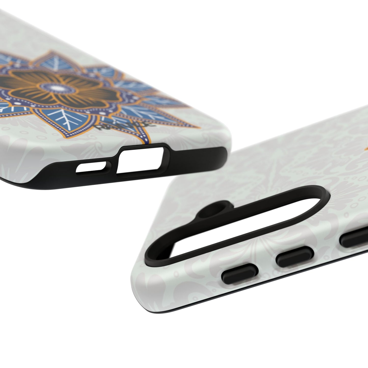 Funda resistente Blue Bloom para Samsung Galaxy (mate)