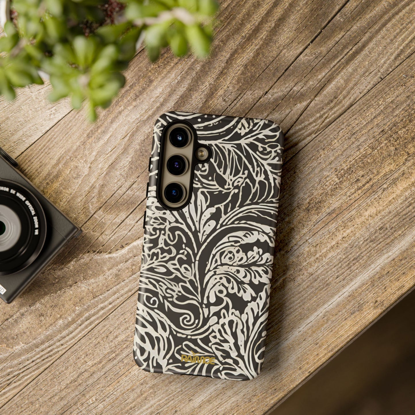 Funda resistente mate para Samsung Galaxy con efecto Leaf Stroke