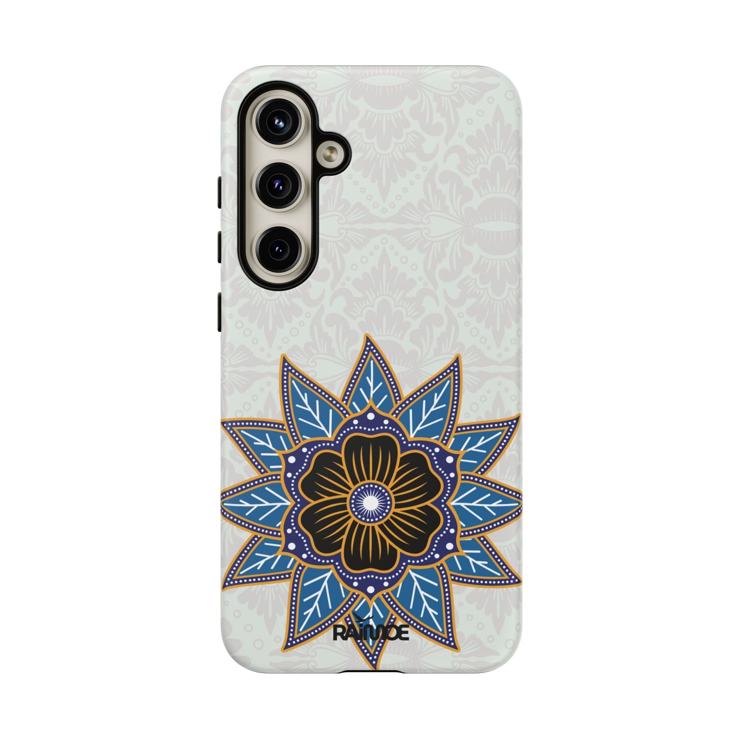 Funda resistente Blue Bloom para Samsung Galaxy (mate)