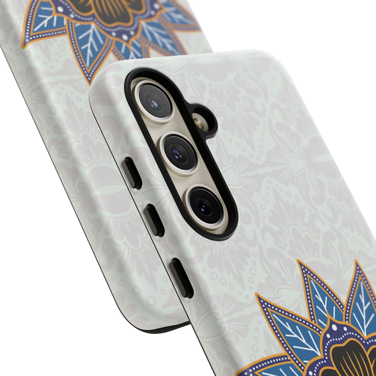 Funda resistente Blue Bloom para Samsung Galaxy (mate)