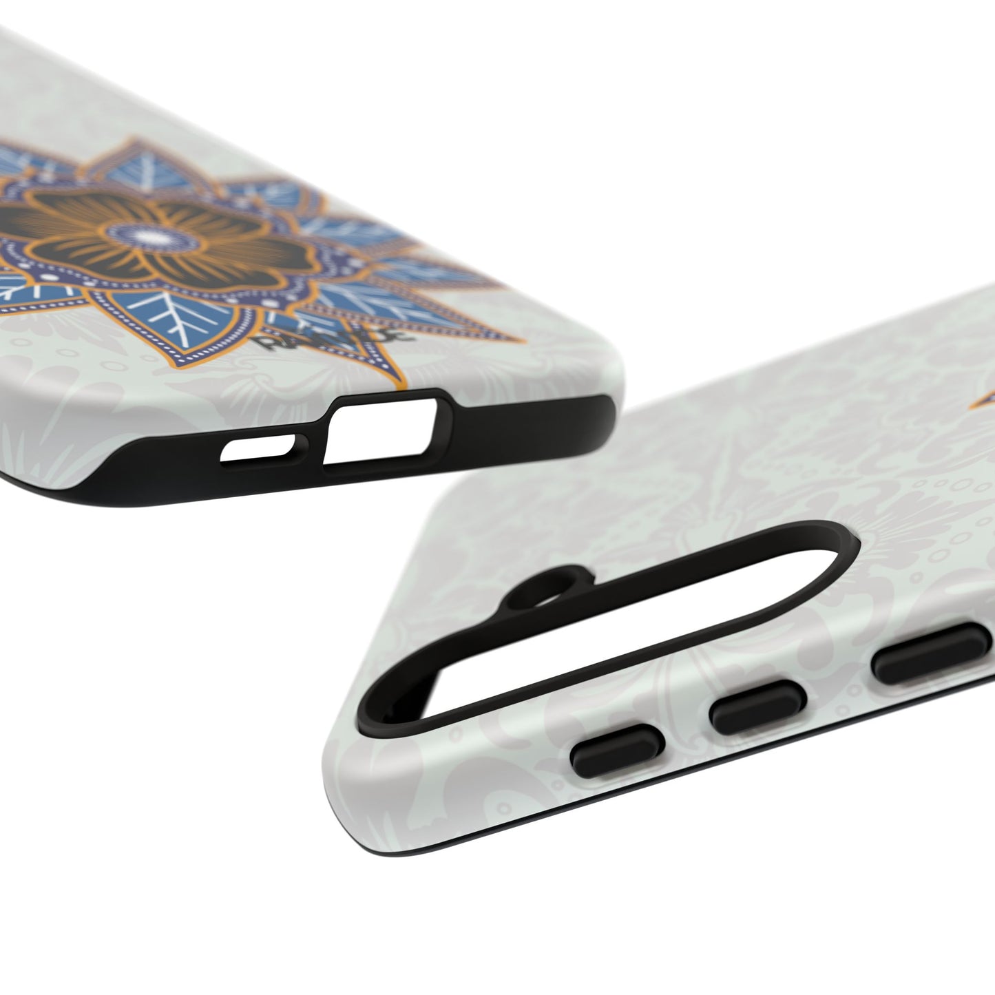 Funda resistente Blue Bloom para Samsung Galaxy (mate)