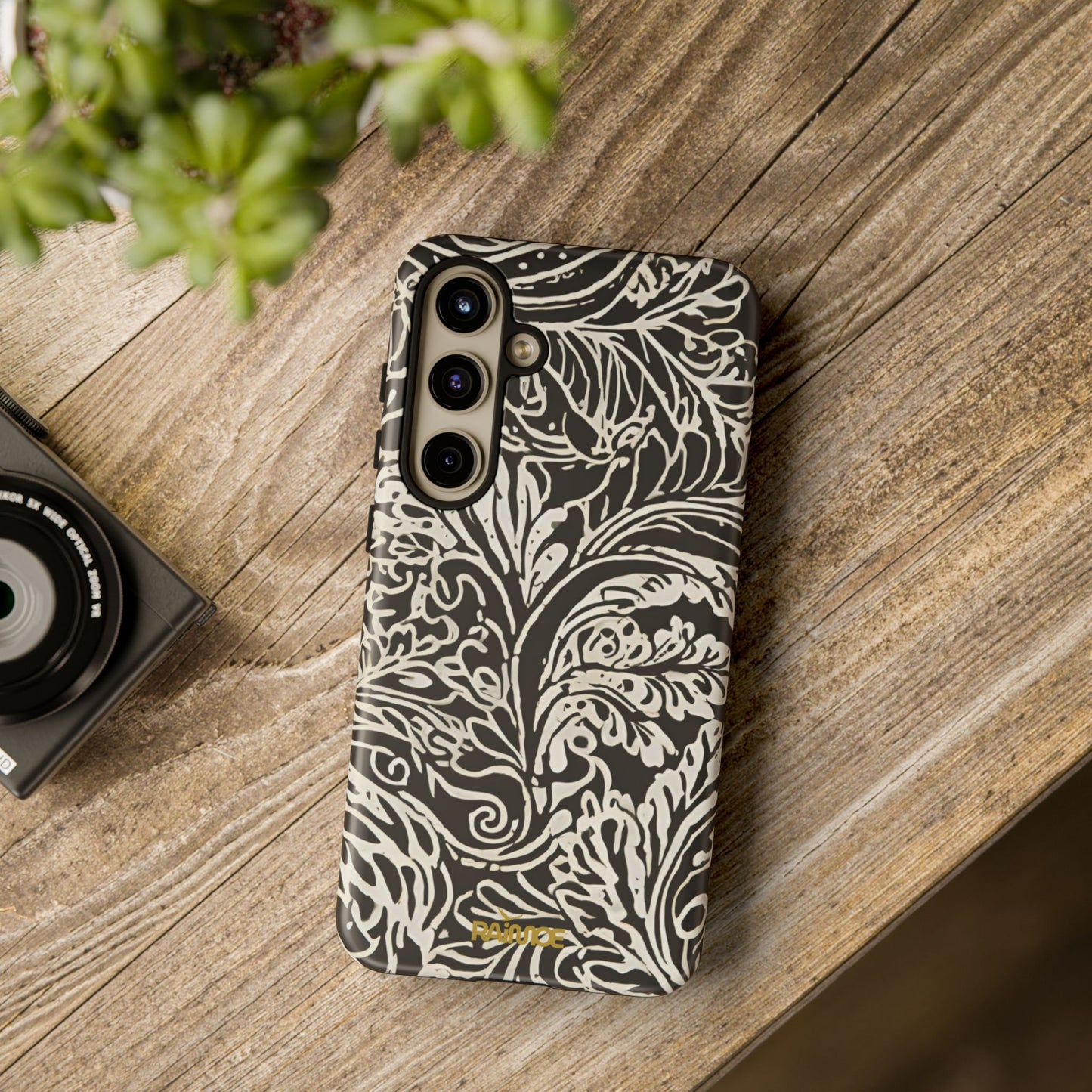 Funda resistente mate para Samsung Galaxy con efecto Leaf Stroke