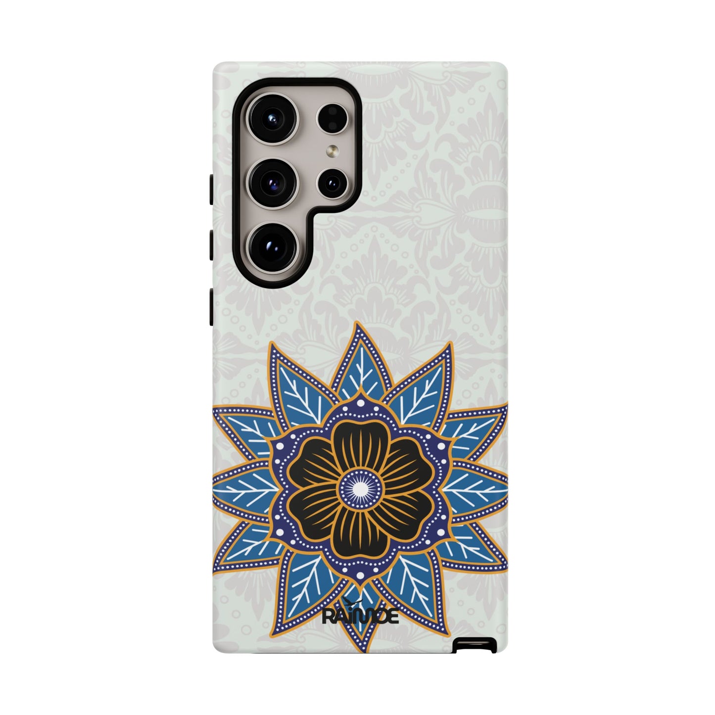 Funda resistente Blue Bloom para Samsung Galaxy (mate)