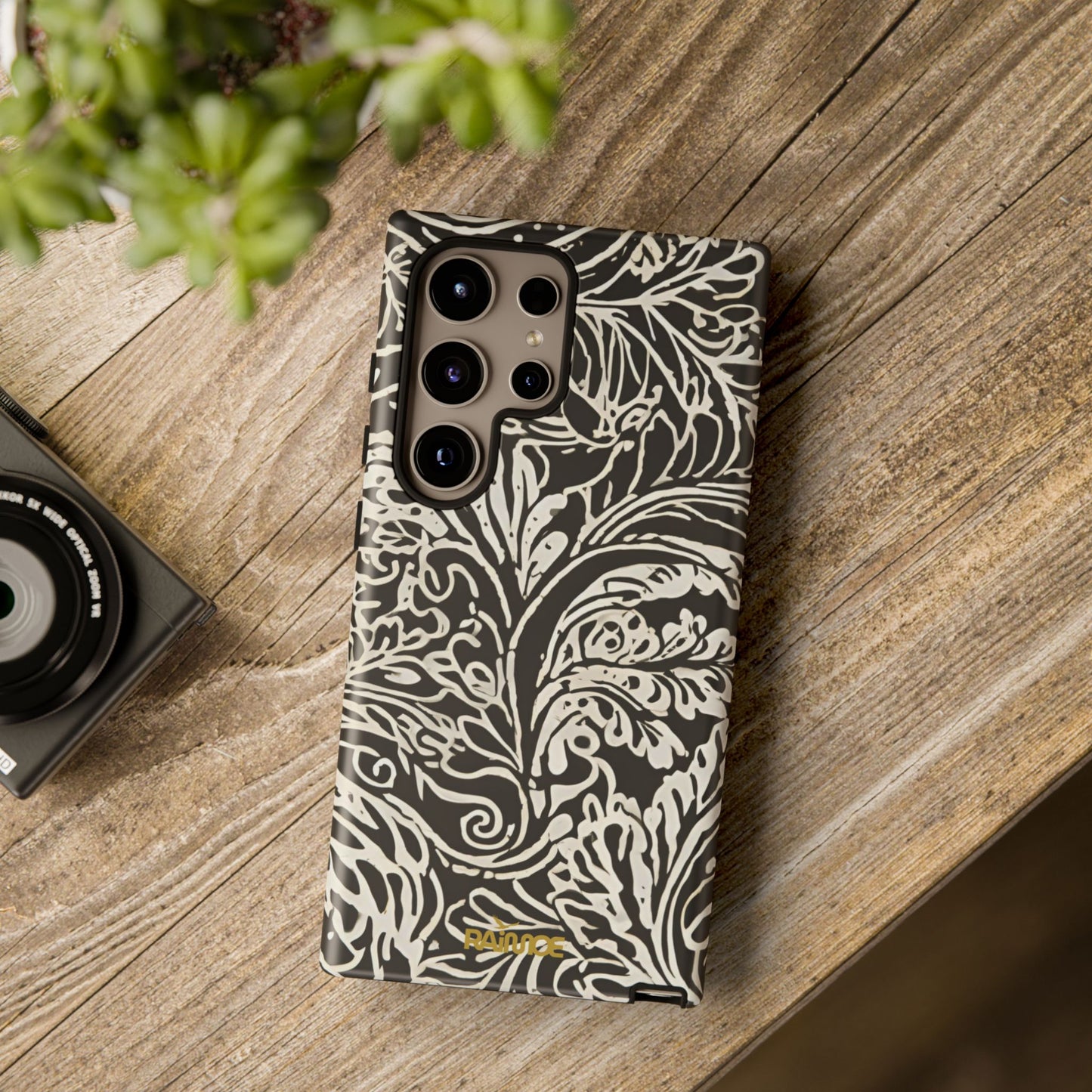 Funda resistente mate para Samsung Galaxy con efecto Leaf Stroke