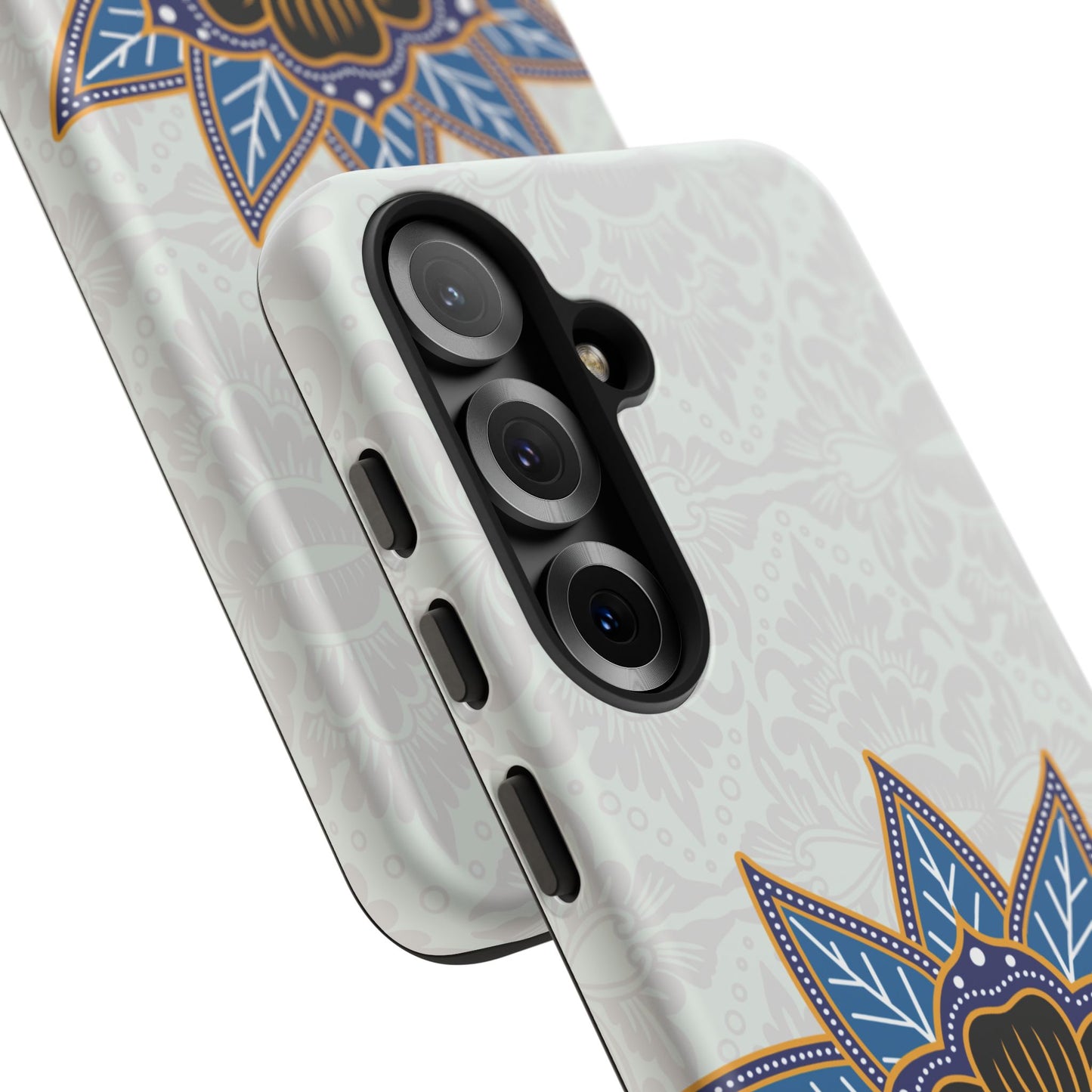 Funda resistente Blue Bloom para Samsung Galaxy (mate)