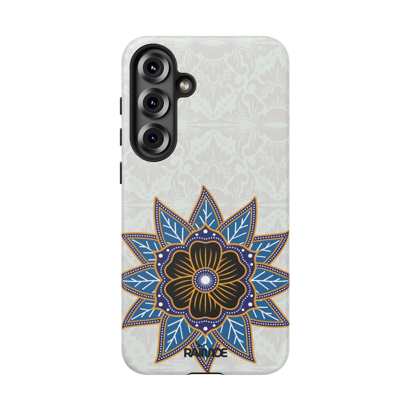 Funda resistente Blue Bloom para Samsung Galaxy (mate)