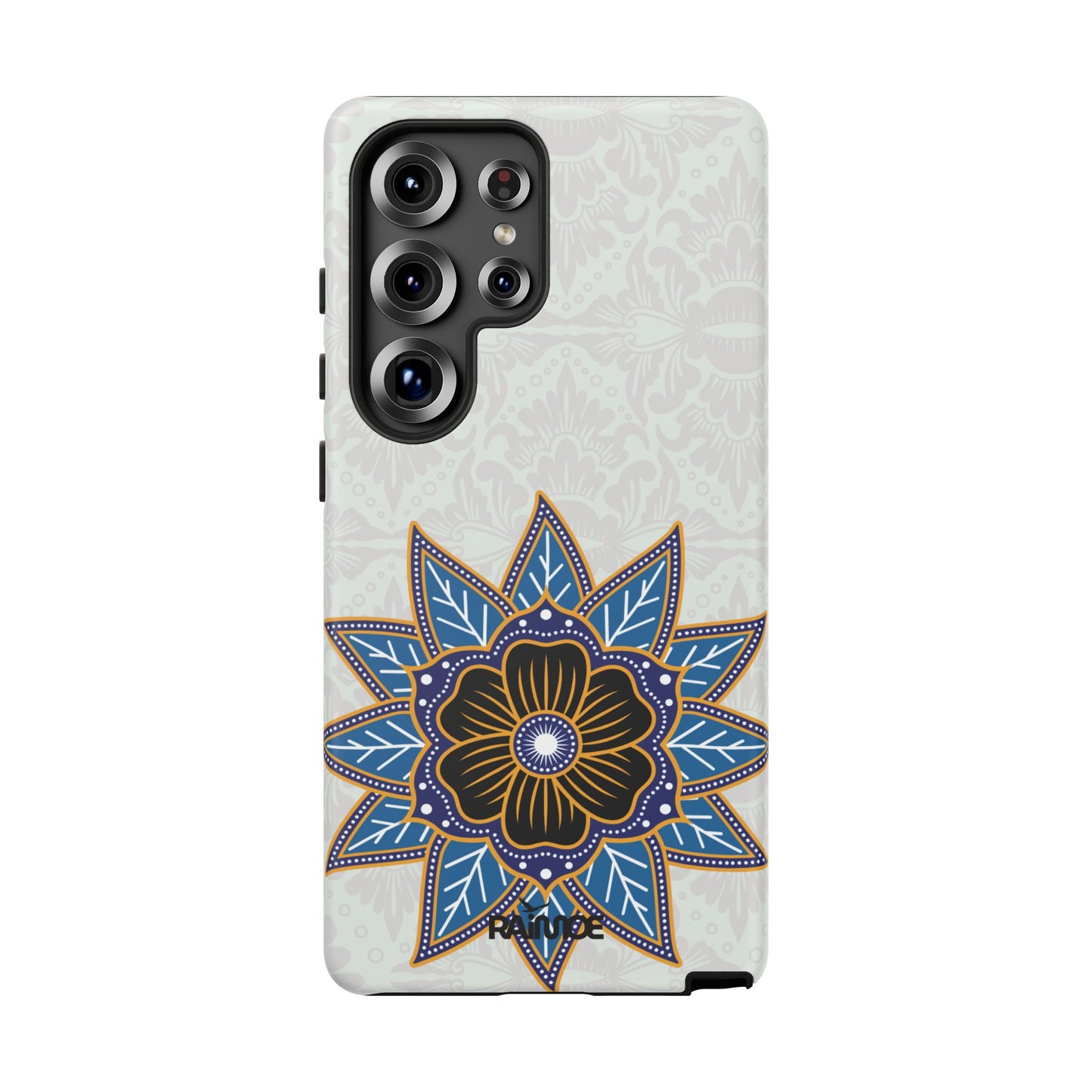 Funda resistente Blue Bloom para Samsung Galaxy (mate)