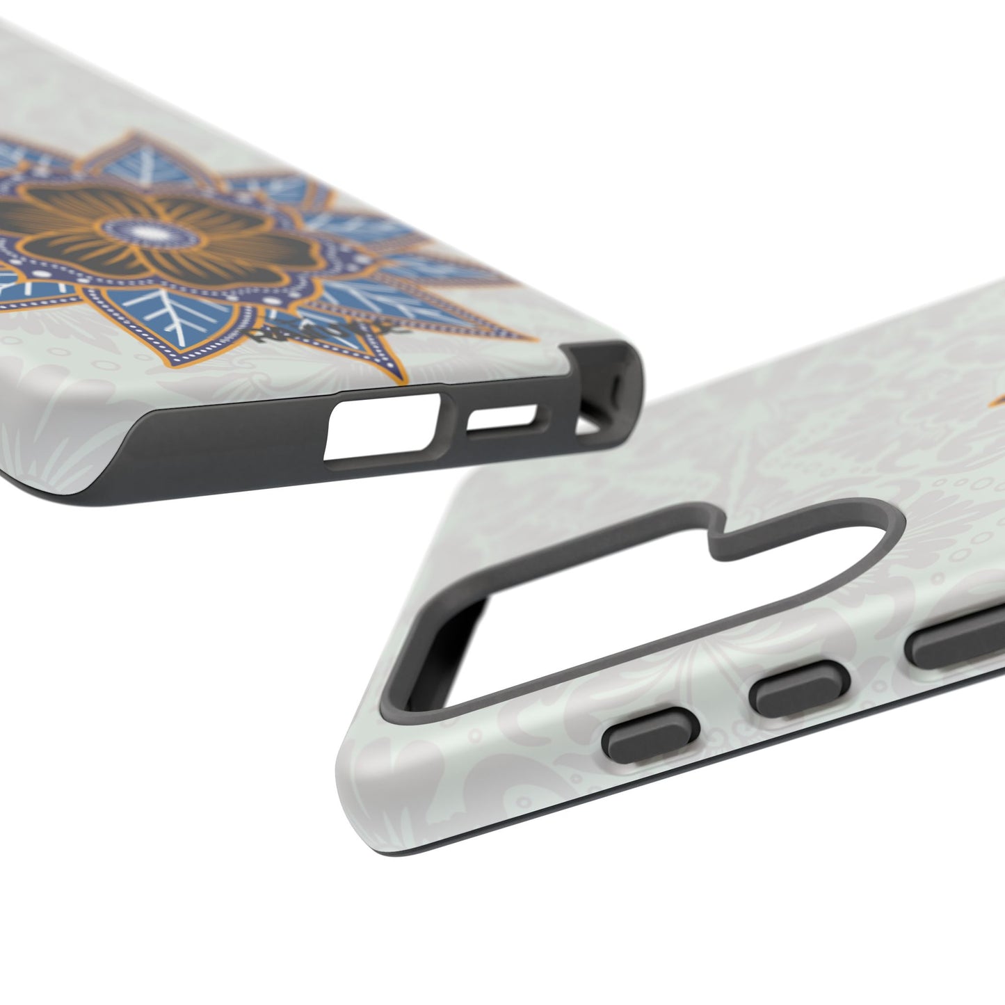 Funda resistente Blue Bloom para Samsung Galaxy (mate)