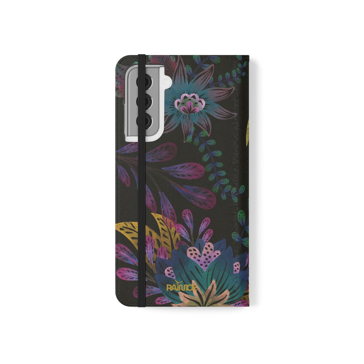 パープル ルミナ - Samsung Galaxy フリップケース