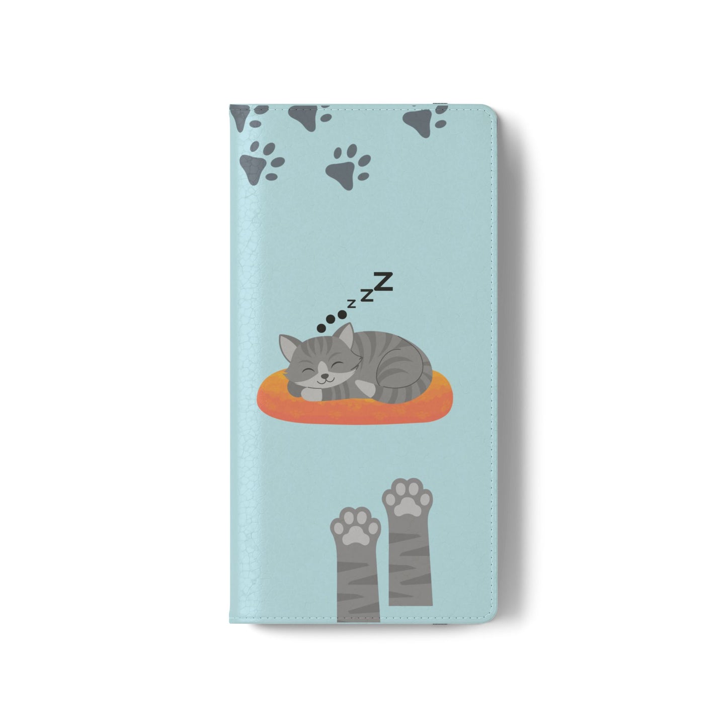 Snoozy Kitty - Funda con tapa para Samsung Galaxy