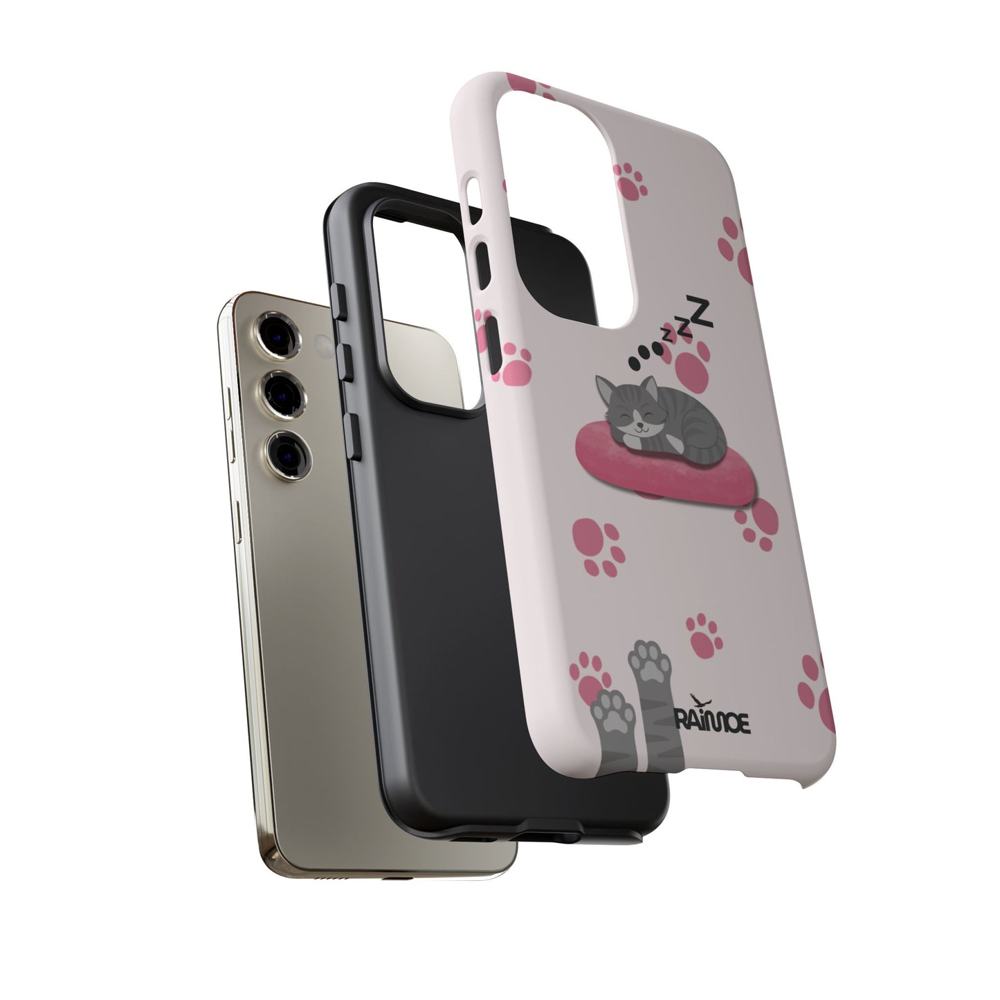 Kitty Cutie - Funda resistente mate para Samsung Galaxy