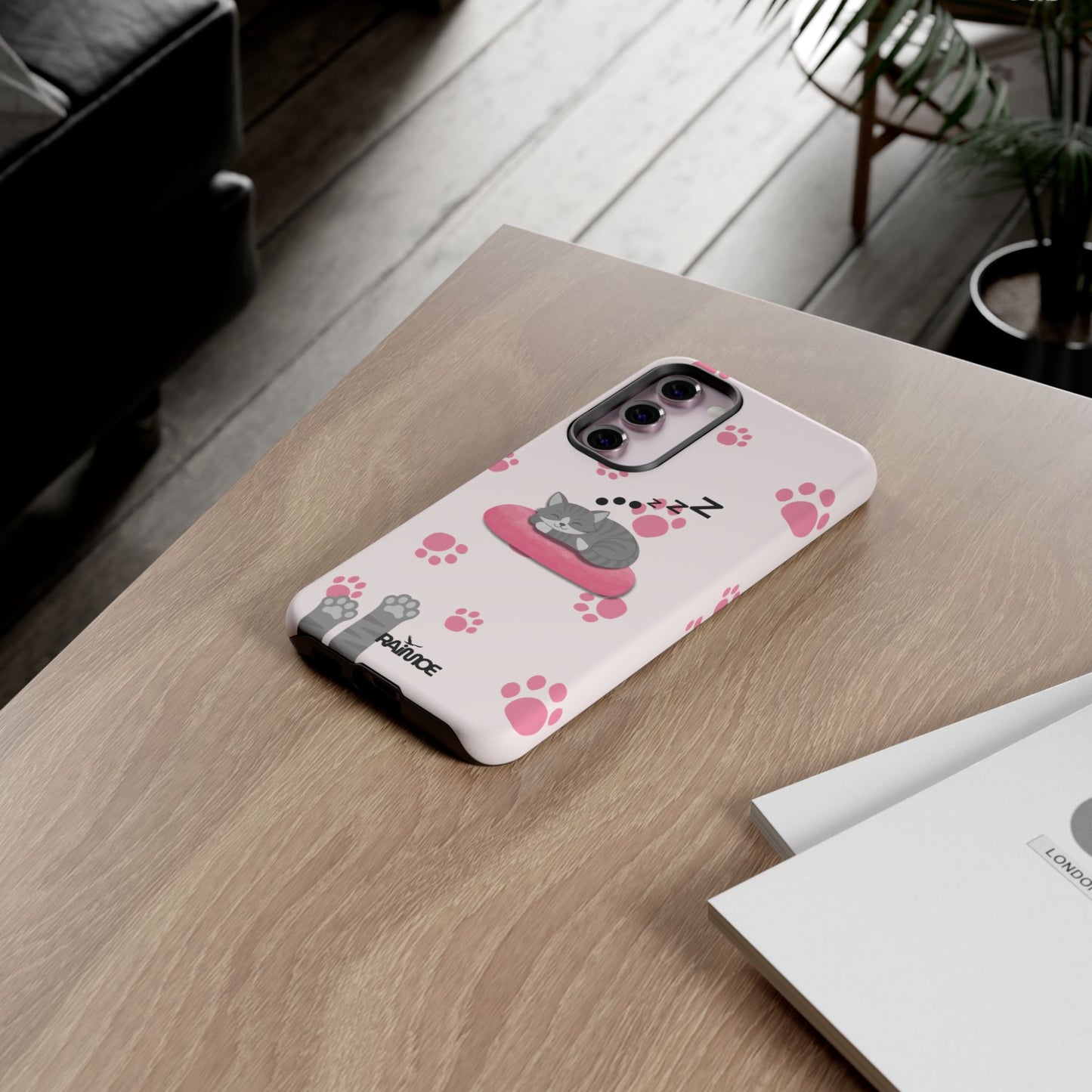 Kitty Cutie - Funda resistente mate para Samsung Galaxy