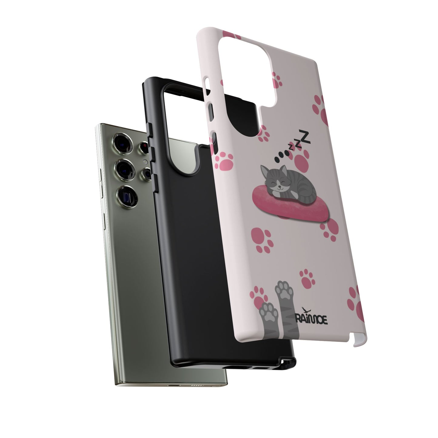 Kitty Cutie - Funda resistente mate para Samsung Galaxy