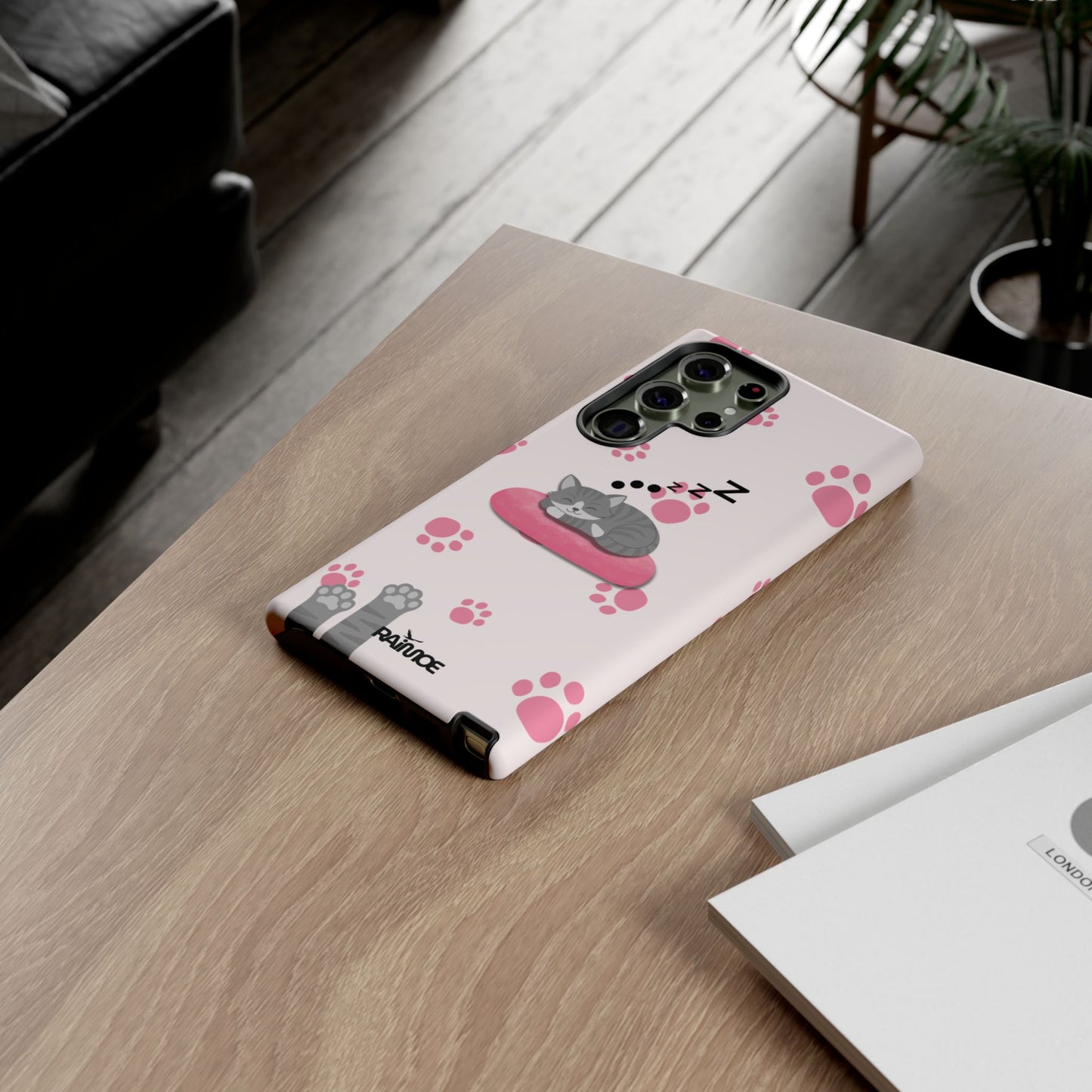 Kitty Cutie - Funda resistente mate para Samsung Galaxy