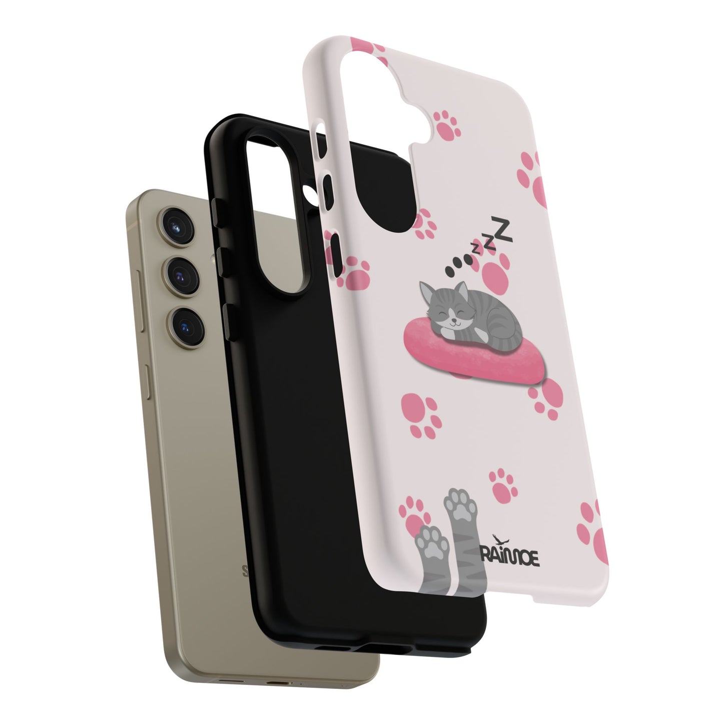 Kitty Cutie - Funda resistente mate para Samsung Galaxy