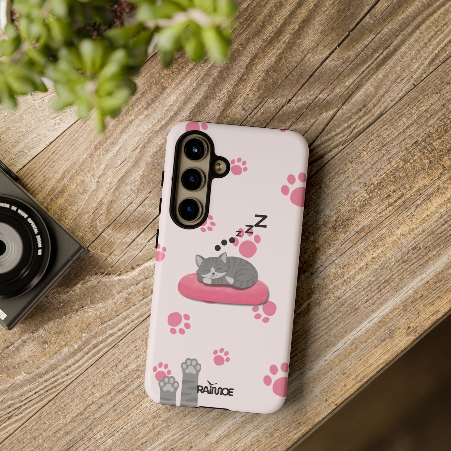 Kitty Cutie - Funda resistente mate para Samsung Galaxy