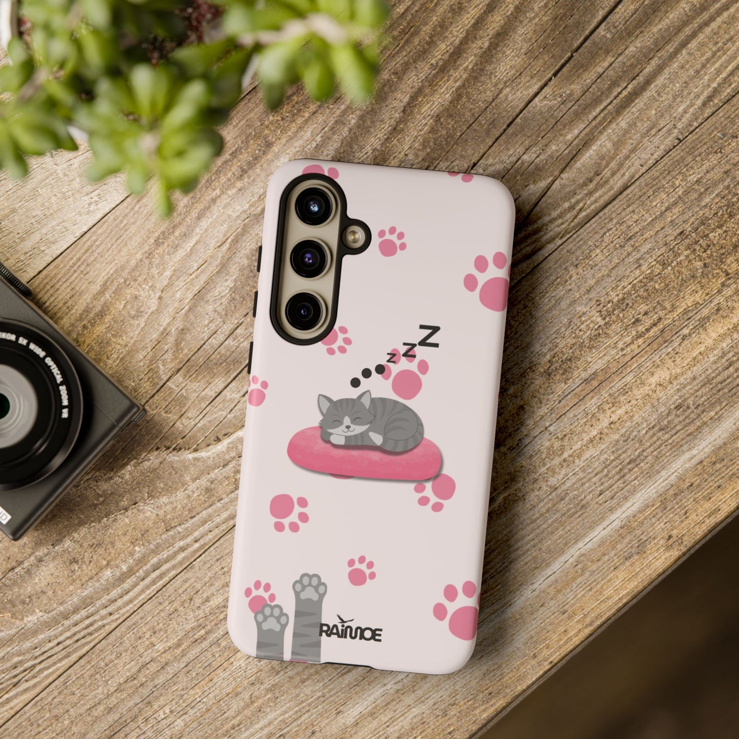 Kitty Cutie - Funda resistente mate para Samsung Galaxy