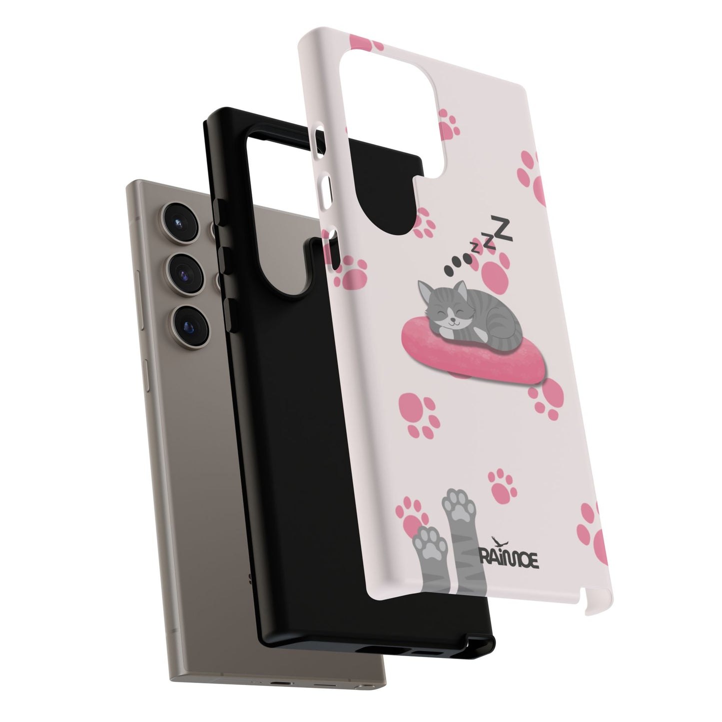 Kitty Cutie - Funda resistente mate para Samsung Galaxy