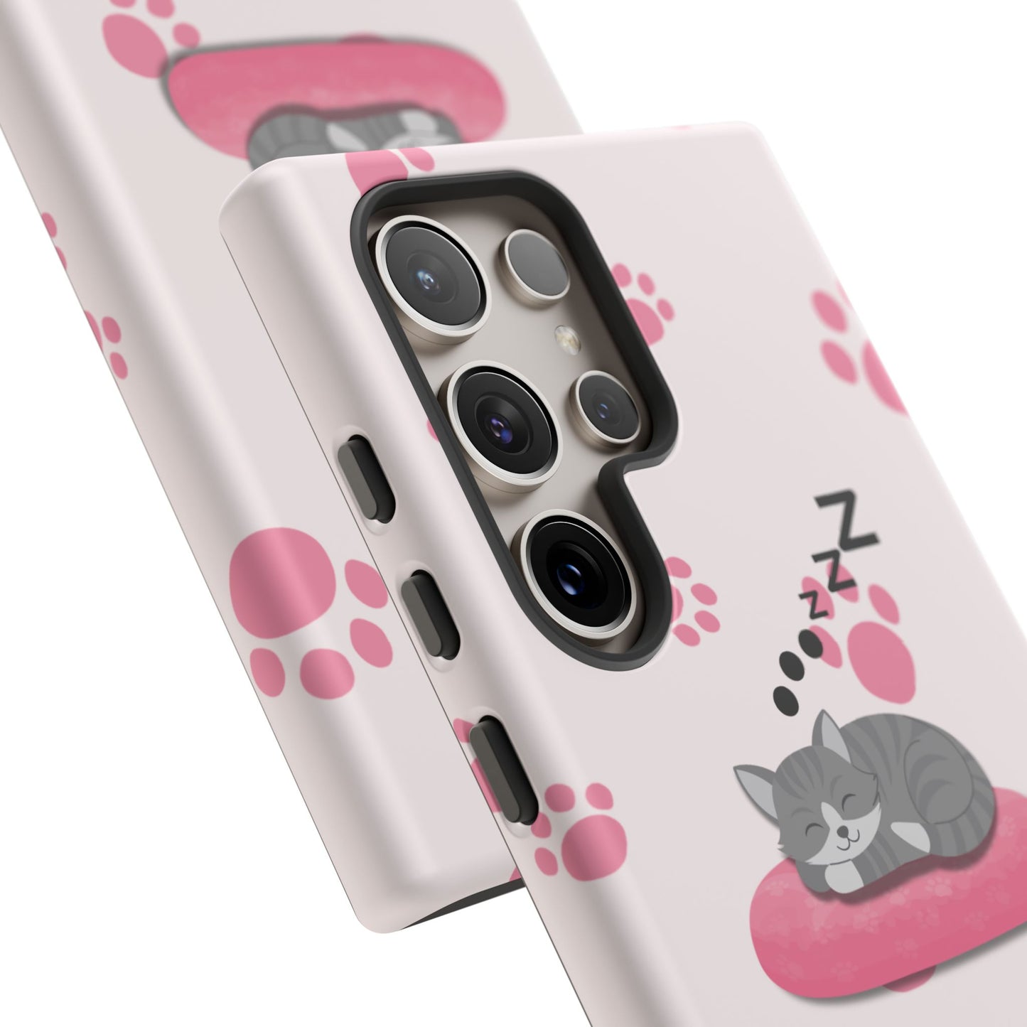 Kitty Cutie - Funda resistente mate para Samsung Galaxy