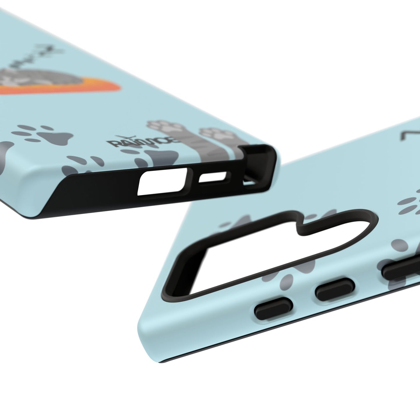 Snoozy Kitty - Funda resistente mate para Samsung Galaxy