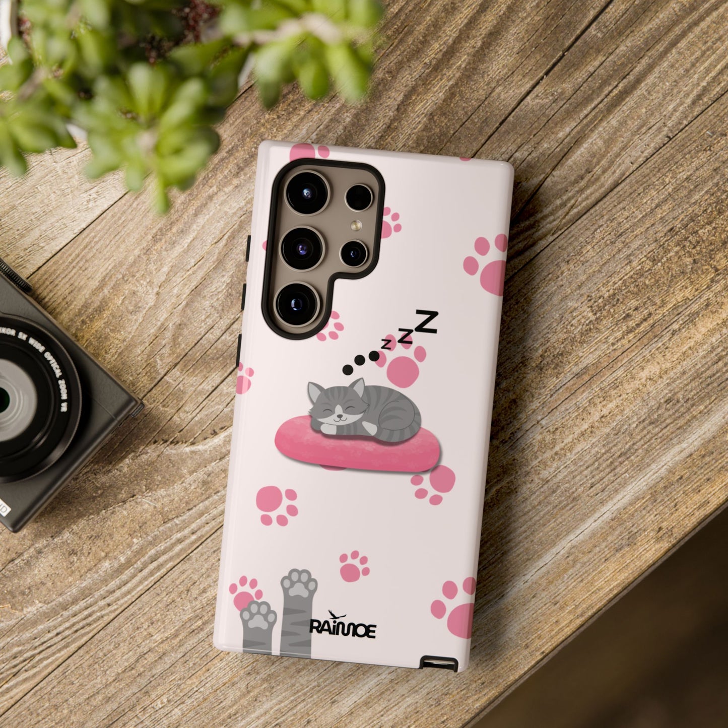 Kitty Cutie - Funda resistente para Samsung Galaxy (brillante)
