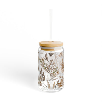 Dream Sipper Glass Cup with Lid - 16oz