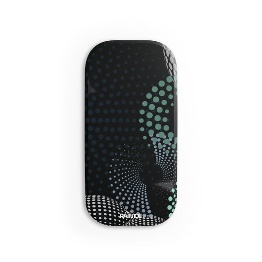 Black Globe Phone Click-On Grip