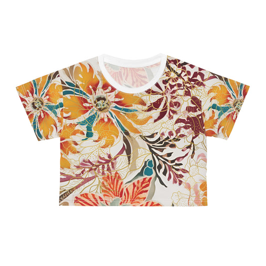 Auburn Woman's Crop Tee